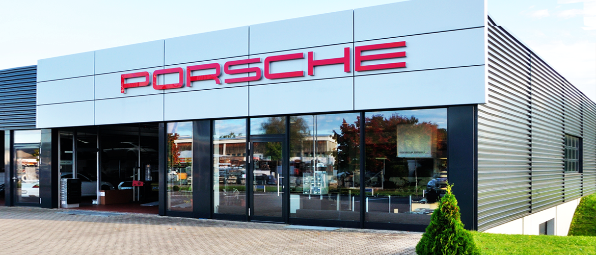 Gewerbegebäude Porsche